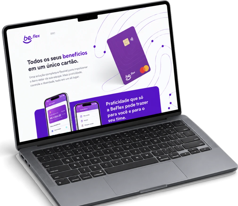 Site Beflex criado pela Nume